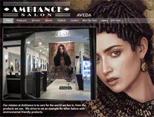 Tablet Screenshot of ambiance-hairsalon.com